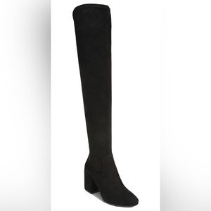Gabrie Womens Faux Leather Round Toe Over-The-Knee Boots
